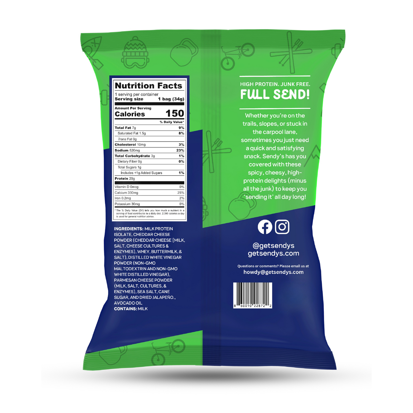Jalapeno White Cheddar Protein Puffs